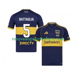 Maillot CA Boca Juniors Rodrigo Battaglia 5 Homme Tenue Domicile 2025-2026 Manche Courte