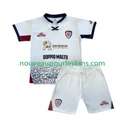 Maillot Cagliari Enfant Tenue Extérieur 2025-2026 Manche Courte