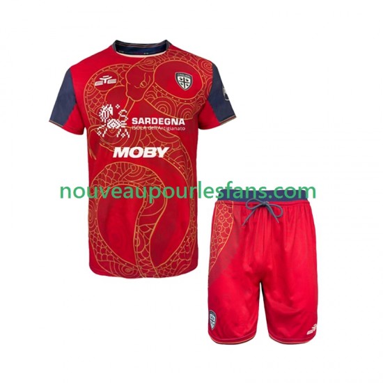 Maillot Cagliari Special Enfant Tenue Domicile 2025-2026 Manche Courte