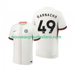 Maillot Chelsea Alejandro Garnacho 49 Homme Tenue Extérieur 2025-2026 Manche Courte