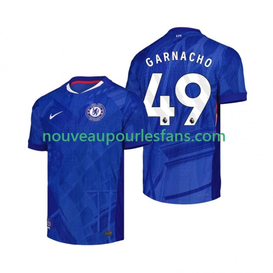 Maillot Chelsea Alejandro Garnacho 49 Homme Tenue Domicile 2025-2026 Manche Courte