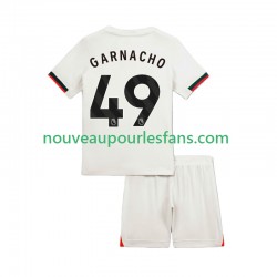Maillot Chelsea Alejandro Garnacho 49 Enfant Tenue Extérieur 2025-2026 Manche Courte