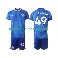 Maillot Chelsea Alejandro Garnacho 49 Enfant Tenue Domicile 2025-2026 Manche Courte