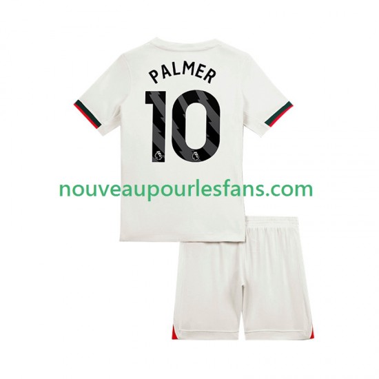 Maillot Chelsea Cole Palmer 10 Enfant Tenue Extérieur 2025-2026 Manche Courte
