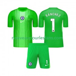 Maillot Chelsea Robert Sanchez 1 Gardien Enfant Tenue Extérieur 2025-2026 Manche Courte