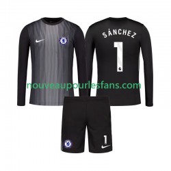 Maillot Chelsea Robert Sanchez 1 Gardien Enfant Tenue Domicile 2025-2026 Manche Longue