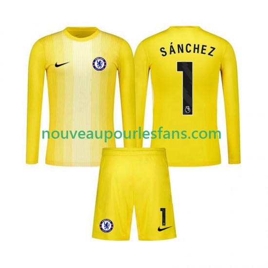 Maillot Chelsea Robert Sanchez 1 Gardien Enfant Tenue 3ème 2025-2026 Manche Longue