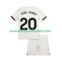 Maillot Chelsea Joao Pedro 20 Enfant Tenue Extérieur 2025-2026 Manche Courte