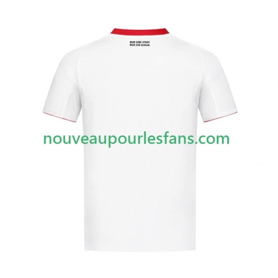 Maillot Eintracht Frankfurt Homme Tenue Extérieur 2024-2025 Manche Courte