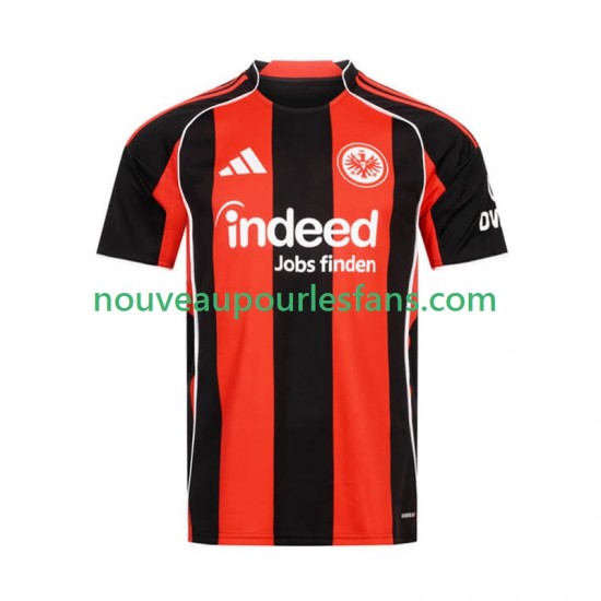 Maillot Eintracht Frankfurt Homme Tenue Domicile 2025-2026 Manche Courte