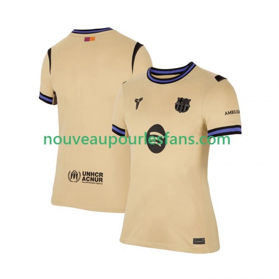 Maillot FC Barcelone Femme Tenue Extérieur 2025-2026 Manche Courte