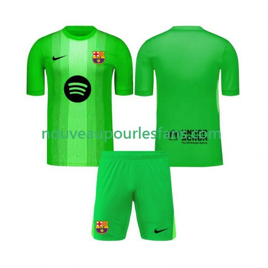 Maillot FC Barcelone Gardien Enfant Tenue Domicile 2025-2026 Manche Courte