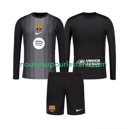 Maillot FC Barcelone Gardien Enfant Tenue 3ème 2025-2026 Manche Longue