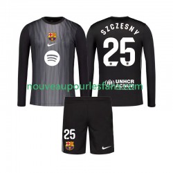 Maillot FC Barcelone Szczesny 25 Gardien Enfant Tenue 3ème 2025-2026 Manche Longue
