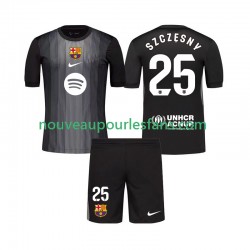 Maillot FC Barcelone Szczesny 25 Gardien Enfant Tenue 3ème 2025-2026 Manche Courte