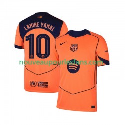 Maillot FC Barcelone Lamine Yamal 10 UCL Homme Tenue 3ème 2025-2026 Manche Courte