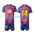 Maillot FC Barcelone Marcus Rashford 14 Enfant Tenue Domicile 2025-2026 Manche Courte