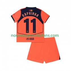 Maillot FC Barcelone Raphinha 11 UCL Enfant Tenue 3ème Manche Courte