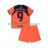 Maillot FC Barcelone Robert Lewandowski 9 UCL Enfant Tenue 3ème 2025-2026 Manche Courte