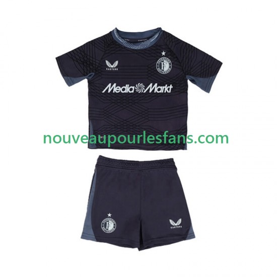 Maillot Feyenoord Rotterdam Enfant Tenue Extérieur 2025-2026 Manche Courte