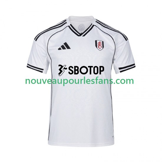 Maillot Fulham Homme Tenue Domicile 2025-2026 Manche Courte