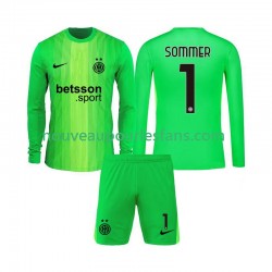 Maillot Inter Milan Yann Sommer 1 Gardien Enfant Tenue 3ème 2025-2026 Manche Longue