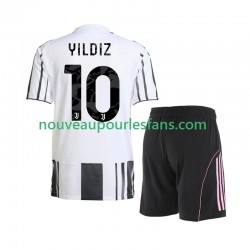 Maillot Juventus Kenan Yildiz 10 Enfant Tenue Domicile 2025-2026 Manche Courte