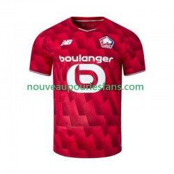 Maillot OSC Lille Homme Tenue Domicile 2025-2026 Manche Courte