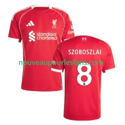 Maillot Liverpool Dominik Szoboszlai 8 Homme Tenue Domicile 2025-2026 Manche Courte