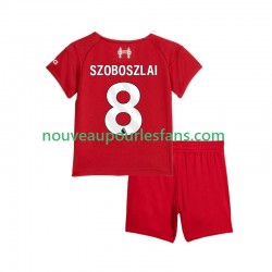 Maillot Liverpool Dominik Szoboszlai 8 Enfant Tenue Domicile 2025-2026 Manche Courte