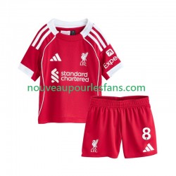Maillot Liverpool Dominik Szoboszlai 8 Enfant Tenue Domicile 2025-2026 Manche Courte