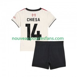 Maillot Liverpool Federico Chiesa 14 Enfant Tenue Extérieur 2025-2026 Manche Courte