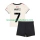 Maillot Liverpool Florian Wirtz 7 Enfant Tenue Extérieur 2025-2026 Manche Courte