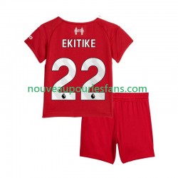 Maillot Liverpool Hugo Ekitike 22 Enfant Tenue Domicile 2025-2026 Manche Courte