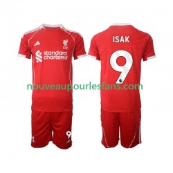 Maillot Liverpool ISAK 9 Enfant Tenue Domicile 2025-2026 Manche Courte