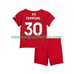 Maillot Liverpool Jeremie Frimpong 30 Enfant Tenue Domicile 2025-2026 Manche Courte