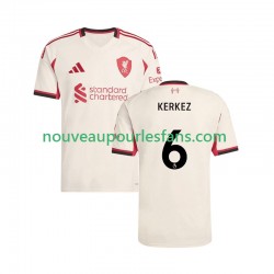 Maillot Liverpool Milos Kerkez 6 Homme Tenue Extérieur 2025-2026 Manche Courte