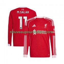 Maillot Liverpool Mohamed Salah 11 Homme Tenue Domicile 2025-2026 Manche Longue
