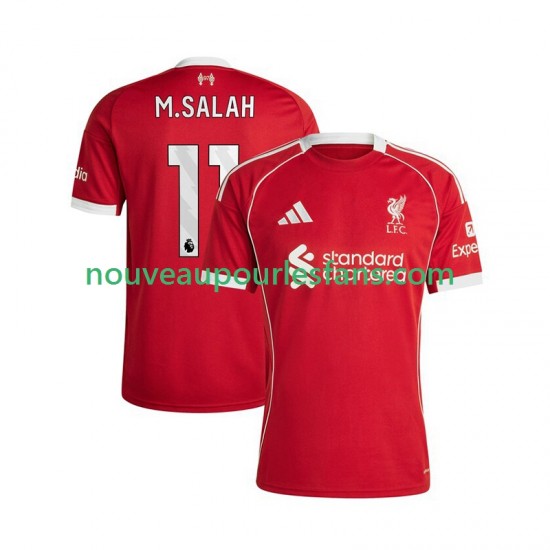 Maillot Liverpool Mohamed Salah 11 Homme Tenue Domicile 2025-2026 Manche Courte