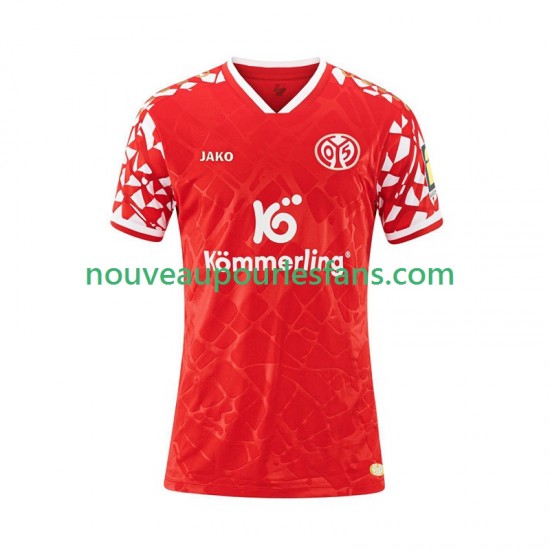 Maillot Mainz 05 Homme Tenue Domicile 2025-2026 Manche Courte