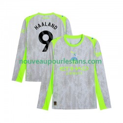 Maillot Manchester City Erling Haaland 9 Homme Tenue 3ème 2025-2026 Manche Longue