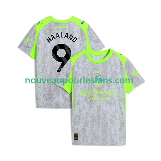 Maillot Manchester City Erling Haaland 9 Homme Tenue 3ème 2025-2026 Manche Courte