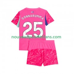 Maillot Manchester City Gianluigi Donnarumma 25 Gardien Enfant Tenue Extérieur 2025-2026 Manche Courte