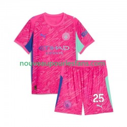 Maillot Manchester City Gianluigi Donnarumma 25 Gardien Enfant Tenue Extérieur 2025-2026 Manche Courte