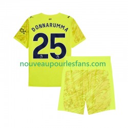 Maillot Manchester City Gianluigi Donnarumma 25 Gardien Enfant Tenue 3ème 2025-2026 Manche Courte