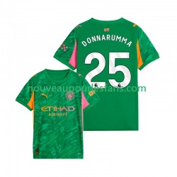 Maillot Manchester City Gianluigi Donnarumma 25 Gardien Homme Tenue Domicile 2025-2026 Manche Courte