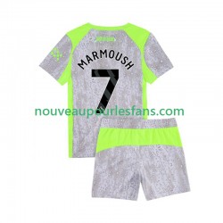 Maillot Manchester City Omar Marmoush 7 Enfant Tenue 3ème 2025-2026 Manche Courte