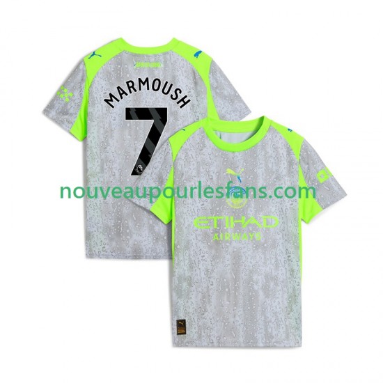 Maillot Manchester City Omar Marmoush 7 Homme Tenue 3ème 2025-2026 Manche Courte