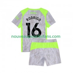 Maillot Manchester City Rodrigo Hernandez 16 Enfant Tenue 3ème 2025-2026 Manche Courte