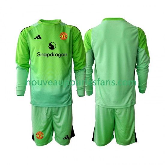 Maillot Manchester United Gardien Enfant Tenue 4ème 2025-2026 Manche Longue